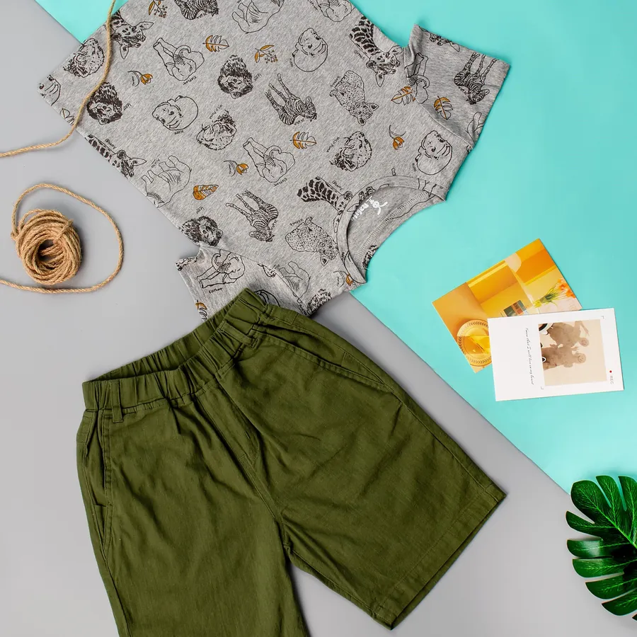 Playera infantil estampada